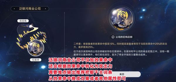 崩坏星穹铁道效果命中有什么用 作用效果攻略