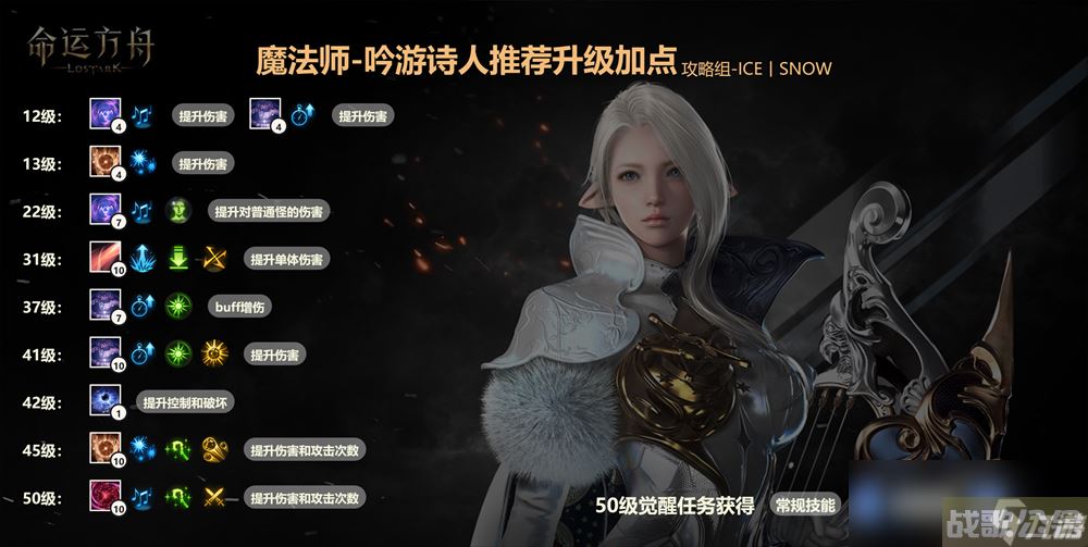 命运方舟诗人输出加点图