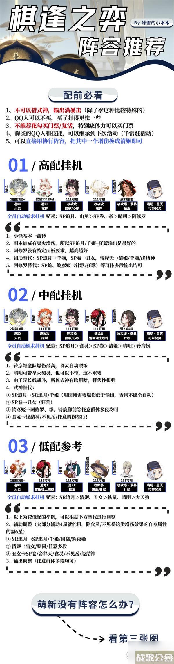 阴阳师夏境巡游棋逢之弈阵容推荐大全攻略,阴阳师手游资讯