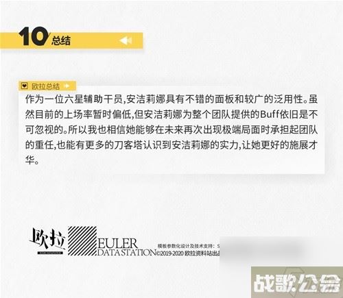 明日方舟辅助干员安洁莉娜测评 安洁莉娜值得培养吗