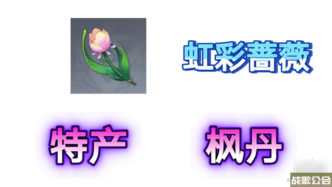 原神虹彩蔷薇采集路线图 虹彩蔷薇位置大全