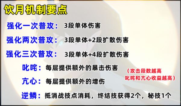 崩坏星穹铁道饮月技能怎么样 普攻强化使用技巧攻略