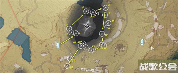 鸣潮地涌莲采集路线一览 地涌莲点位分享