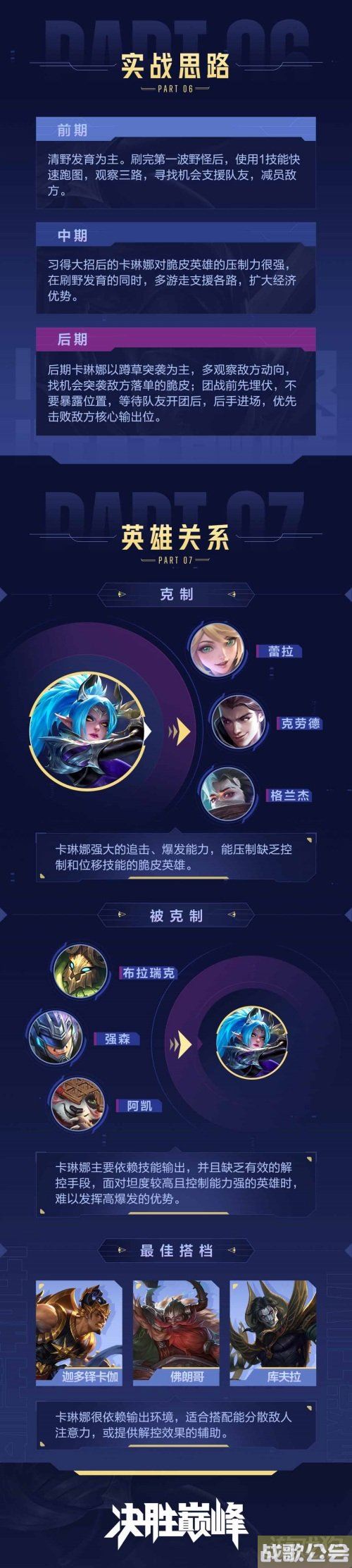 决胜巅峰卡琳娜怎么玩 技能连招实战玩法分享